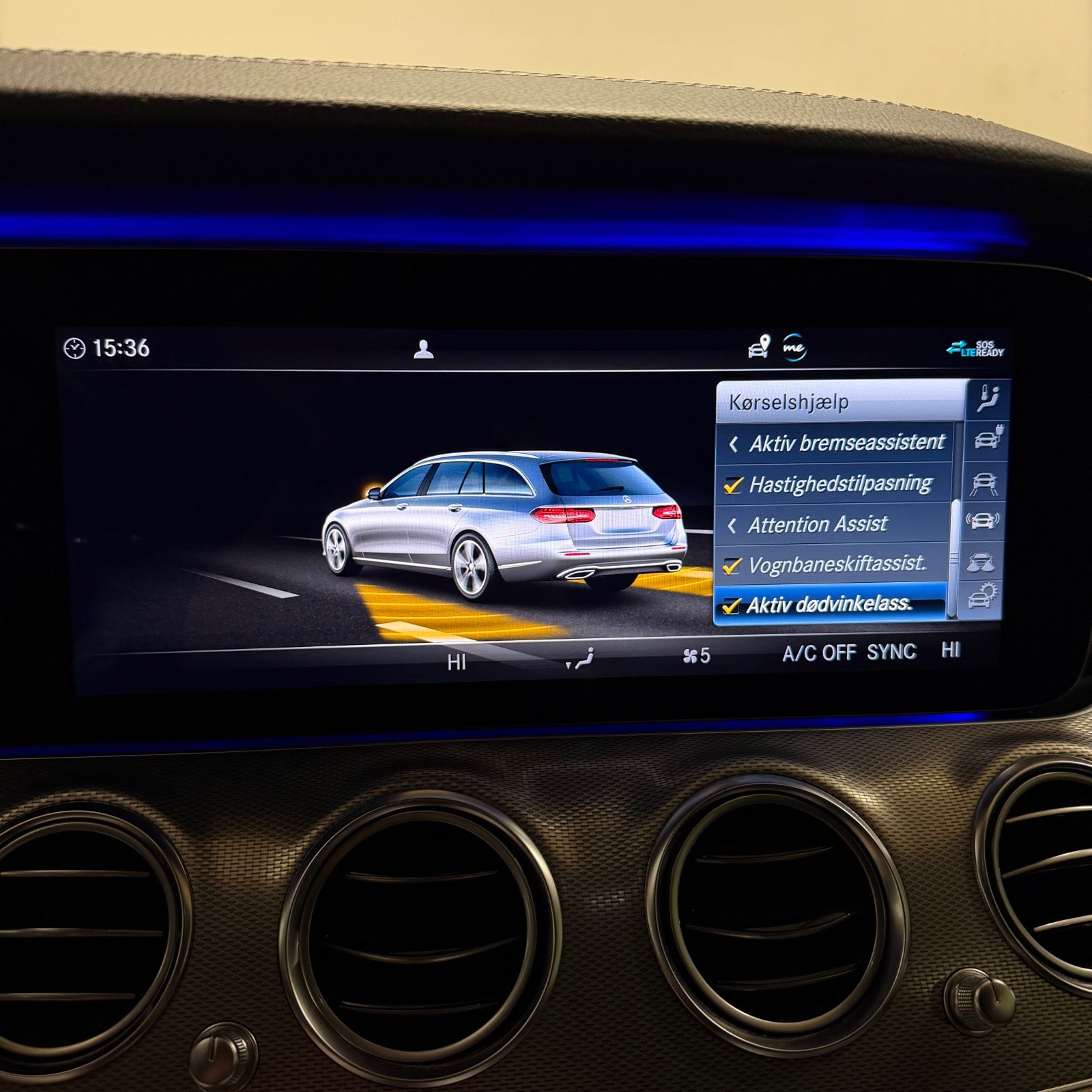 Mercedes E300 de AMG Line stc. aut. 2019 - Billede 21