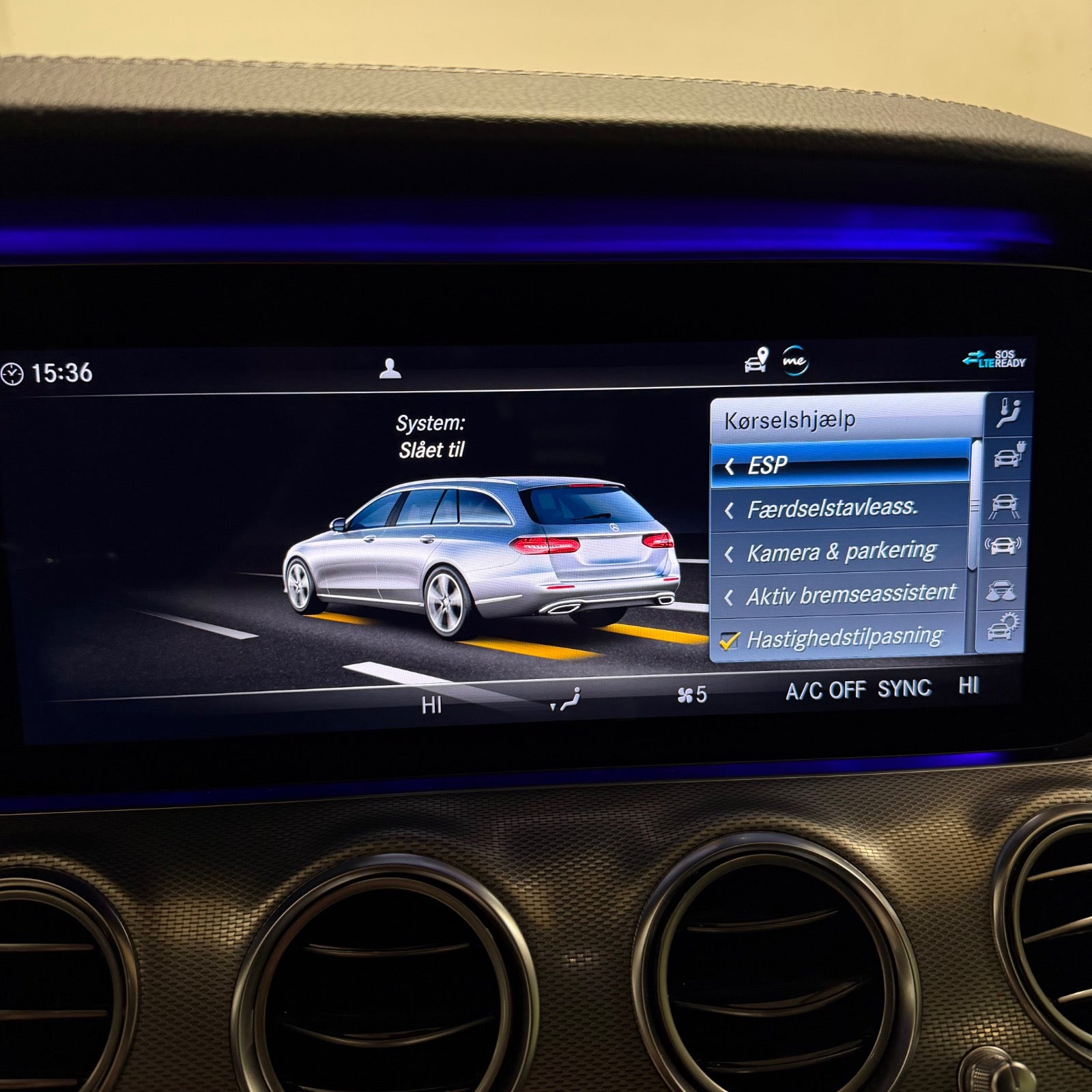 Mercedes E300 de AMG Line stc. aut. 2019 - Billede 22